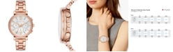 Michael Kors Women's Sofie Rose Gold-Tone Stainless Steel Bracelet Watch 39mm